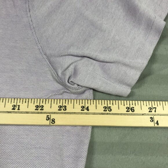Ermenegildo Zegna Polo Shirt Mens XL Lavender Purple Cotton Pique Short Sleeve - Picture 6 of 9